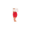 Jupe courte rouge Marina 
